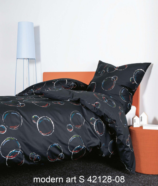 mako satin satin schwarz stoff